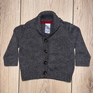 Carter's Gray Button-Up Sweater